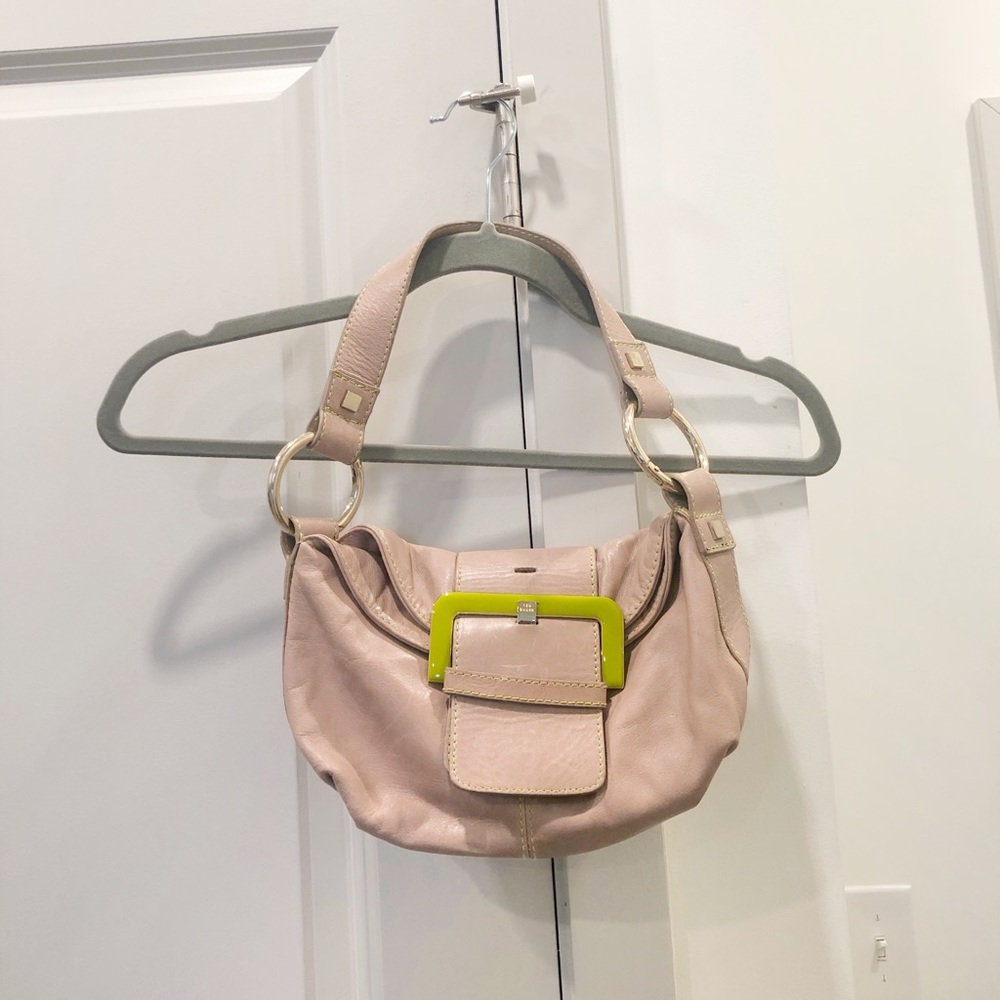 Ted Baker Neon Buckle Leather Shoulder Purse - Picture 2 of 4